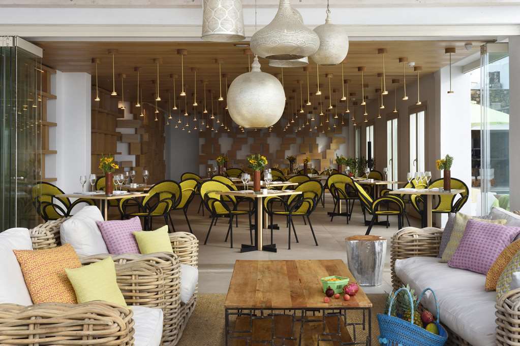 Myconian Naia Hotel Mykonos Town Restaurant foto